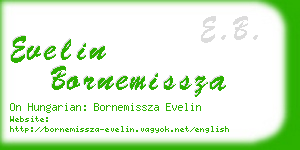 evelin bornemissza business card